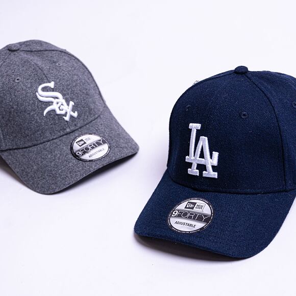 Kšiltovka New Era 9FORTY MLB Melton The League Los Angeles Dodgers Navy/White