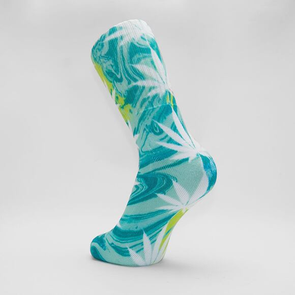 Ponožky HUF Digtial Plantlife Sock green x white