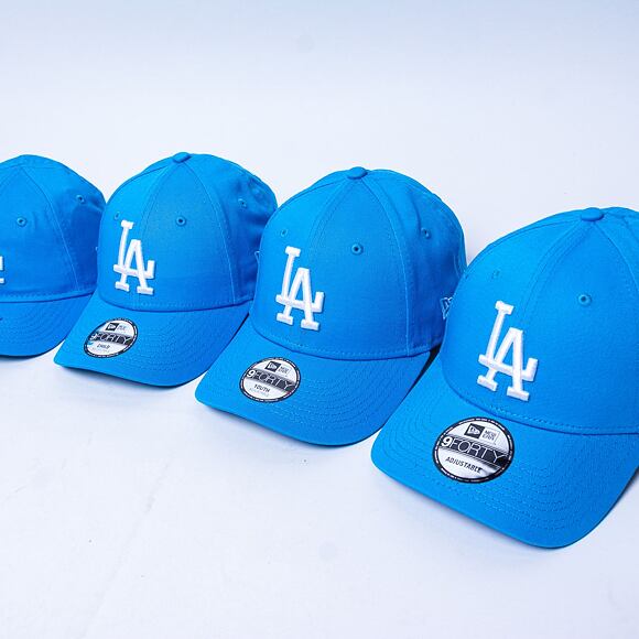 Dětská kšiltovka New Era 9FORTY Kids MLB League Essential Los Angeles Dodgers Blue / Optic White