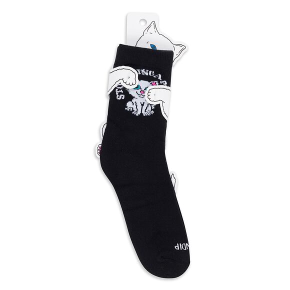 Ponožky RIP N DIP Stop Being A Pussy Mid Socks RND10020 Black