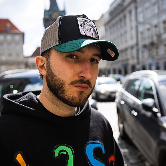 Kšiltovka Goorin - The White Tiger Trucker - Dark Grey