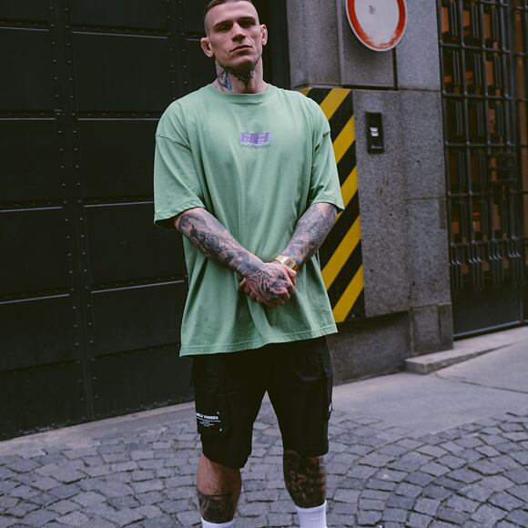 Triko Helly Hansen Play Oversized Tee Even Green