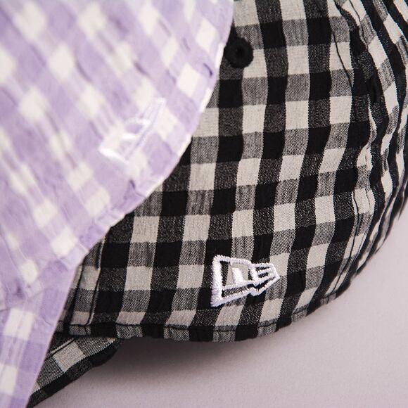 Dámská Kšiltovka New Era 9TWENTY MLB Womens Gingham New York Yankees Pastel Lilac / White