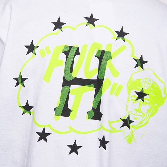 Triko HUF Galactic Motto T-Shirt ts02012-white