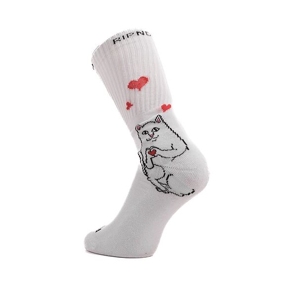 Ponožky RIP N DIP Nermal Loves Socks (White) RND10143