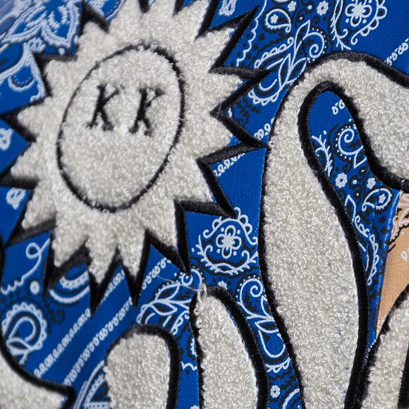 Bunda Karl Kani Retro Patch Paisley Block College sand/blue/off white