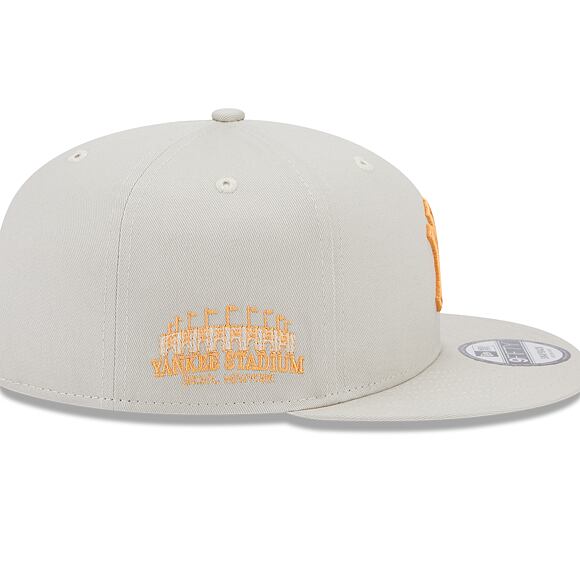 Kšiltovka New Era 9FIFTY MLB Side Patch New York Yankees Stone / Orange Glaze