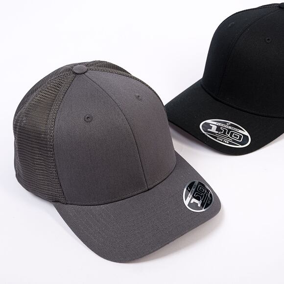 Kšiltovka Yupoong 110 Mesh Cap Charcoal