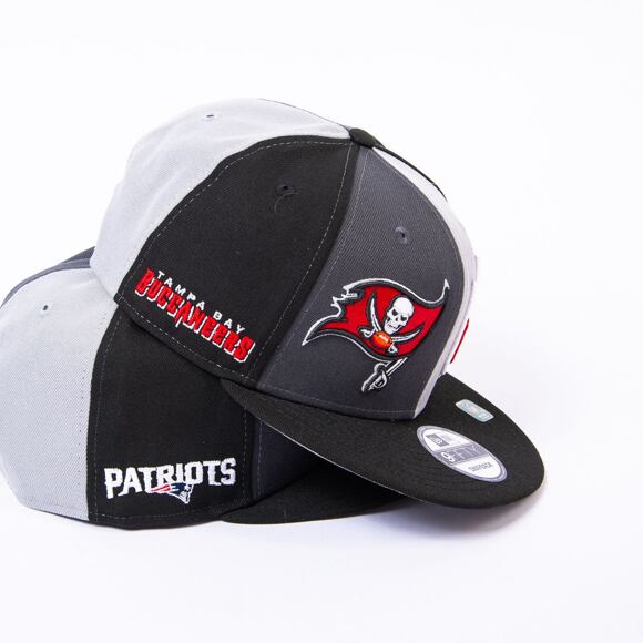 Kšiltovka New Era 9FIFTY NFL Sideline 23 New England Patriots Graphite