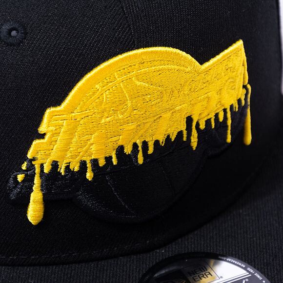 Kšiltovka New Era 9FIFTY NBA Team Drip Los Angeles Lakers Black / Upright Yellow