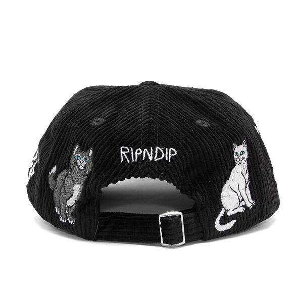 Kšiltovka Rip N Dip Man I Love Felines Strapback Black & Charcoal