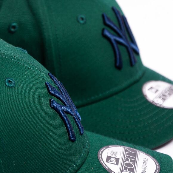 Dětská Kšiltovka New Era 9FORTY Kids MLB League Essential New York Yankees Dark Green / Navy