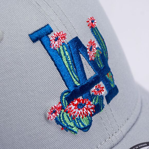 Kšiltovka New Era 9FORTY MLB Flower Icon Los Angeles Dodgers Grey