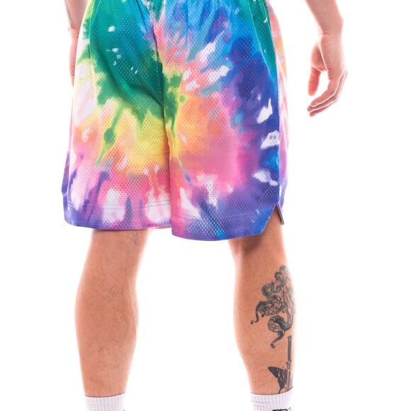 Kraťasy New Era Tie Dye Shorts - Multicolor / Black