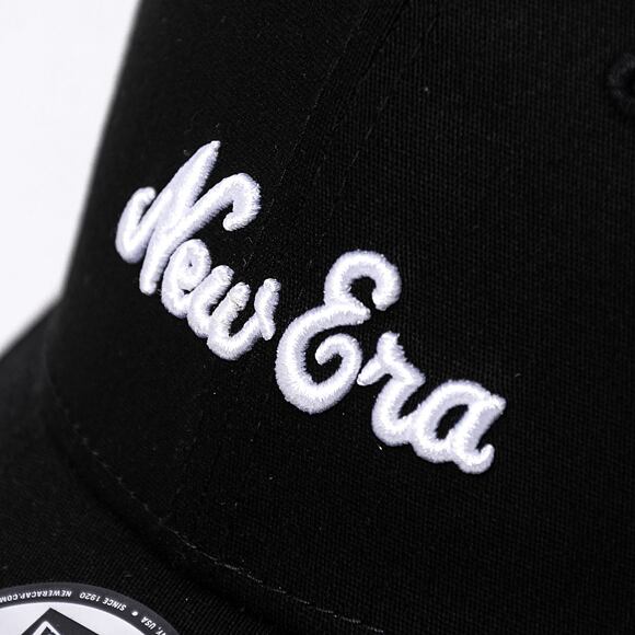 Kšiltovka New Era 39THIRTY Script  - Black / White