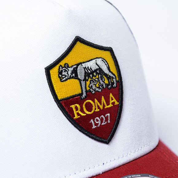 Kšiltovka New Era - 9FORTY Trucker Core AS Roma - White / Red