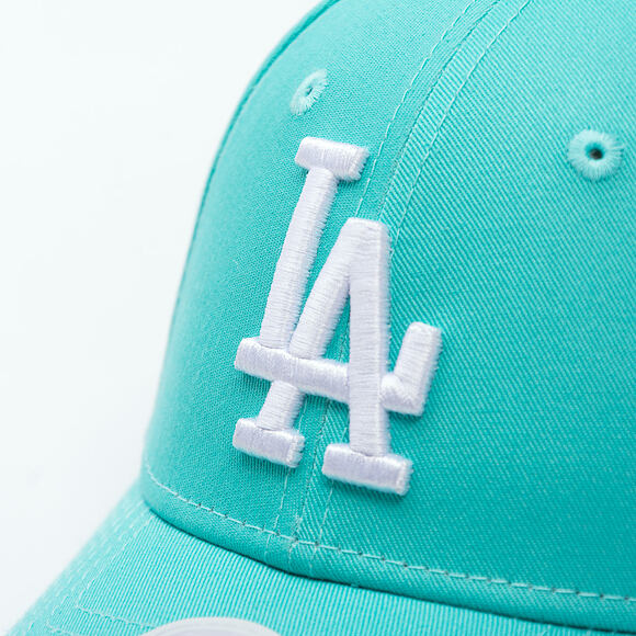 Dámská Kšiltovka New Era - MLB League Essential 9FORTY - LA Dodgers - Teal / White