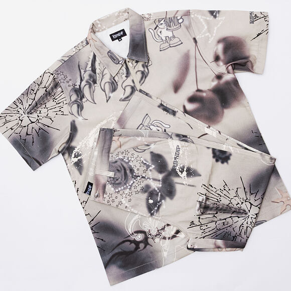 Košile Rip N Dip - Stargazing Zip Up Shirt Multi