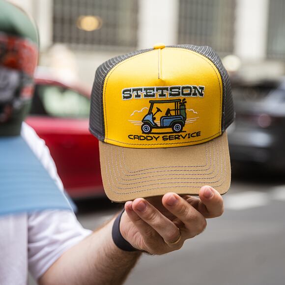 Kšiltovka Stetson - Trucker Cap Golf Caddy Service - 96