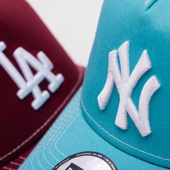 Kšiltovka New Era - MLB Contrast Stitch WS Retro 9FORTY Trucker - NY Yankees - Blue
