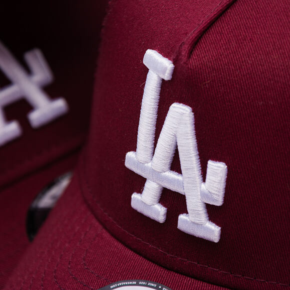 Dětská Kšiltovka New Era - MLB League Essential 9FORTY Trucker - LA Dodgers - Burgundy / White