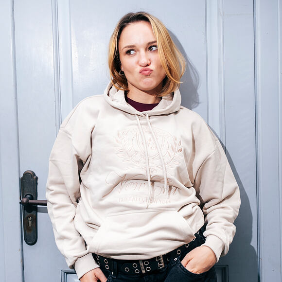 Dámská Mikina New Era - Crest Hoodie - Stone