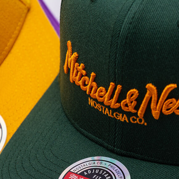 Kšiltovka Mitchell & Ness - Pinscript Classic Red - Own Brand - Green/Orange