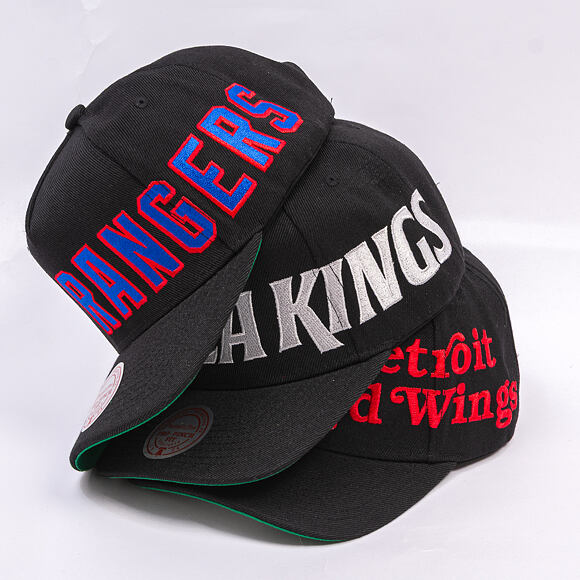 Kšiltovka Mitchell & Ness - NHL Busted Pro - Detroit Red Wings - Black