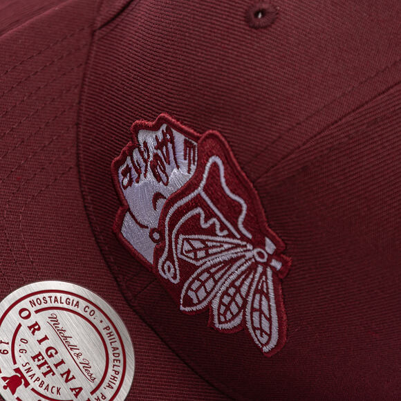 Kšiltovka Mitchell & Ness - NHL Fashion Basic Snapback - Chicago Blackhawks - Dark Purple