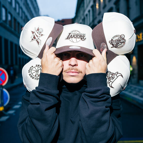 Kšiltovka Mitchell & Ness - NBA Fashion Basic 2T Pro - Golden State Warriors - Cream