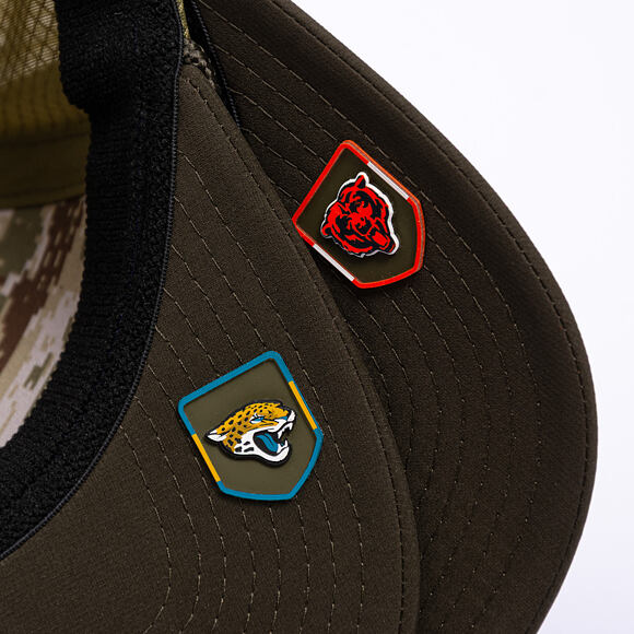 Kšiltovka New Era - NFL25 "Salute to Service" - 9SEVENTY Stretch-Snap - Chicago Bears