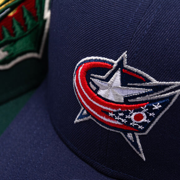 Kšiltovka New Era - NHL 9SEVENTY Stretch-Snap - Columbus Blue Jackets - Team Color