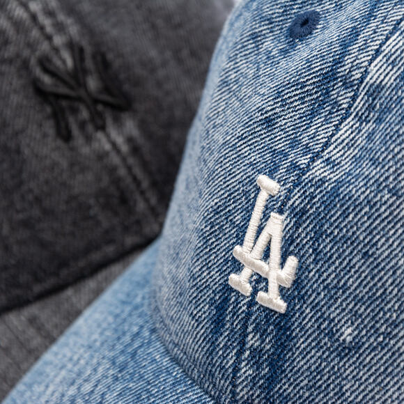 Dámská Kšiltovka New Era - MLB Washed Denim 9TWENTY - LA Dodgers - Blue