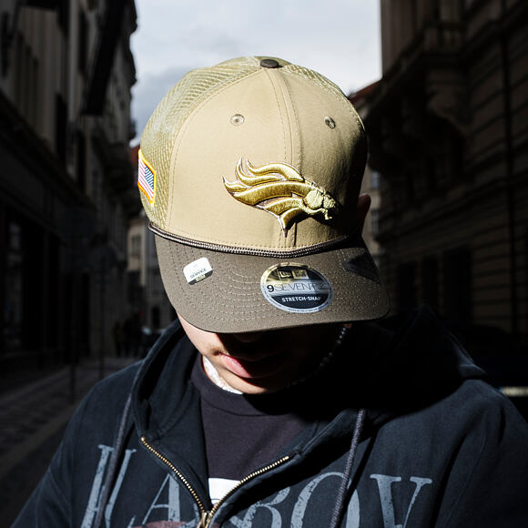 Kšiltovka New Era - NFL25 "Salute to Service" - 9SEVENTY Stretch-Snap - Denver Broncos