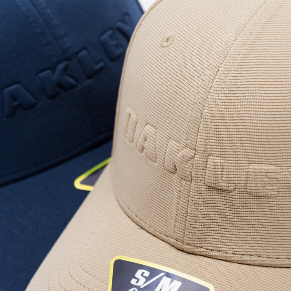 Kšiltovka Oakley - Bark Embossed Hat - Pebble