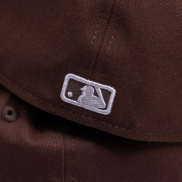 Kšiltovka New Era - MLB Seasonal 59FIFTY - Atlanta Braves - Burnt Wood - Brown