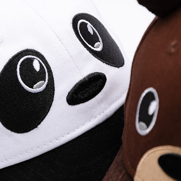 Dětská Kšiltovka New Era - Branded Cord Ears 9FORTY - White