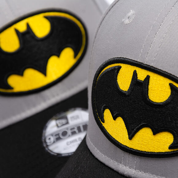 Dětská Kšiltovka New Era - Warner Bros DC Universe 9FORTY - Batman - Grey