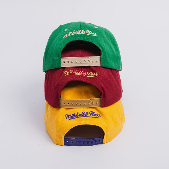 Kšiltovka Mitchell & Ness - NBA Team Arch Snapback - Los Angeles Lakers - Yellow / Purple