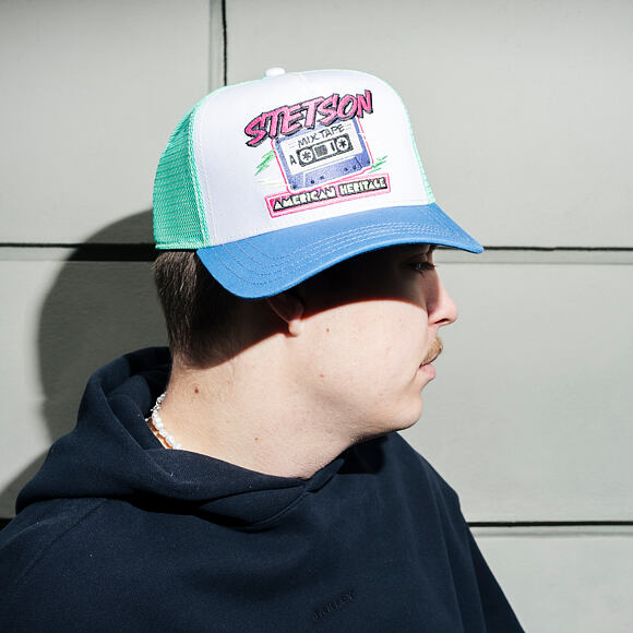Kšiltovka Stetson - Trucker Cap - - Mix Tape - 28