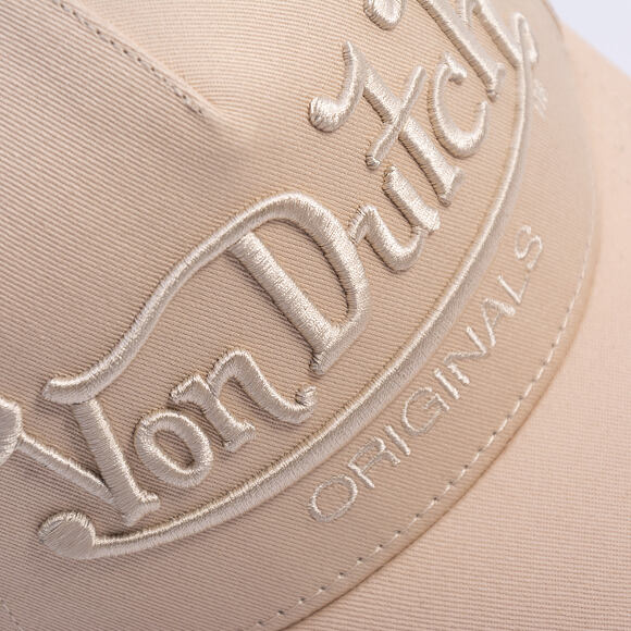Kšiltovka Von Dutch - Trucker - Originals Logo Beige