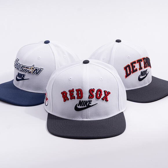 Kšiltovka Nike - Cooperstown Dri-Fit Pro - Boston Red Sox - White 10A/Pitch Blue 4FA