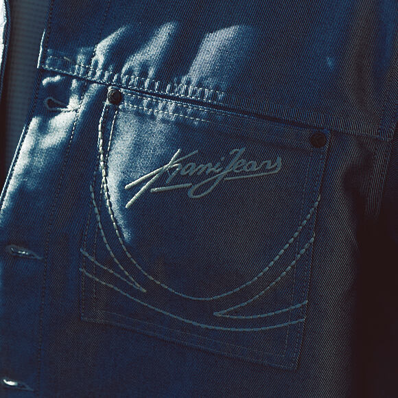 Džínová Bunda Karl Kani - Kani Jeans Cropped Silver Denim Jacket
