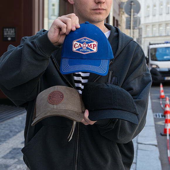 Kšiltovka Stetson Baseball Cap Camp Blue - 28
