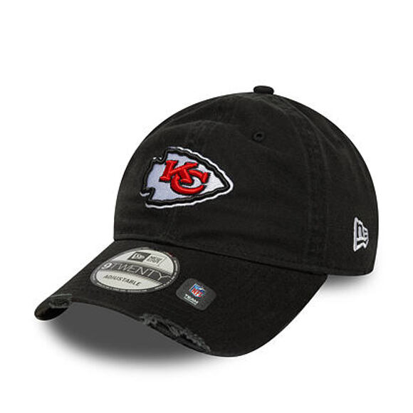 Kšiltovka New Era - NFL Wash & Distressed 9TWENTY - Kansas City Chiefs - Black