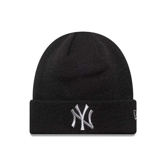 Kulich New Era - MLB Metallic Beanie Medium Knit - NY Yankees - Black
