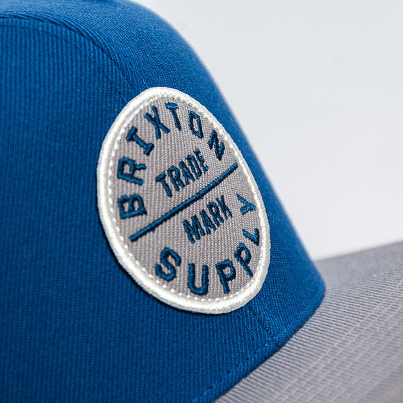 Kšiltovka Brixton - Oath Iii Snapback - Blue/Light Grey