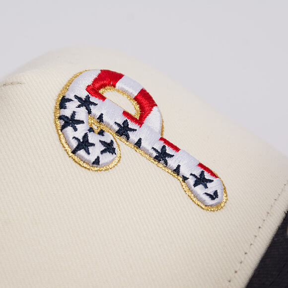 Kšiltovka New Era - MLB "American Flag" 9FIFTY - Philadelphia Phillies - Chrome White