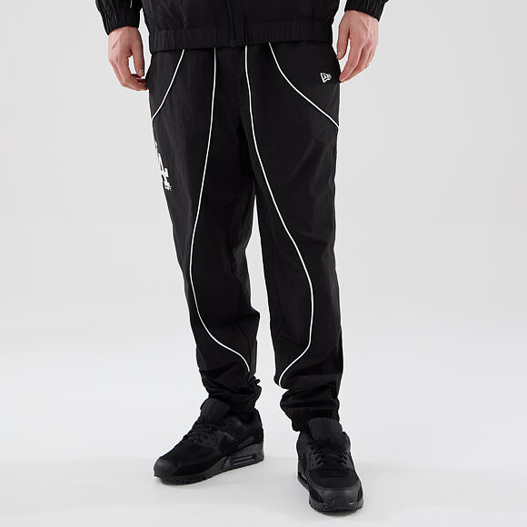 Kalhoty New Era - MLB Piping Track Pants - LA Dodgers - Black