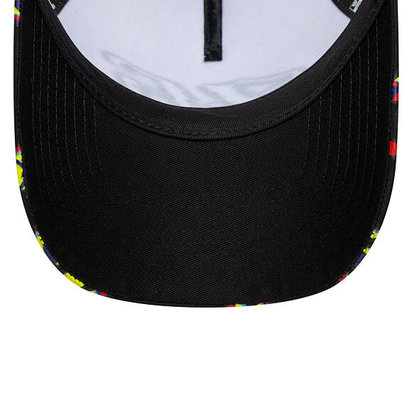 Kšiltovka New Era - Print Visor 9FORTY A-Frame Trucker - Black